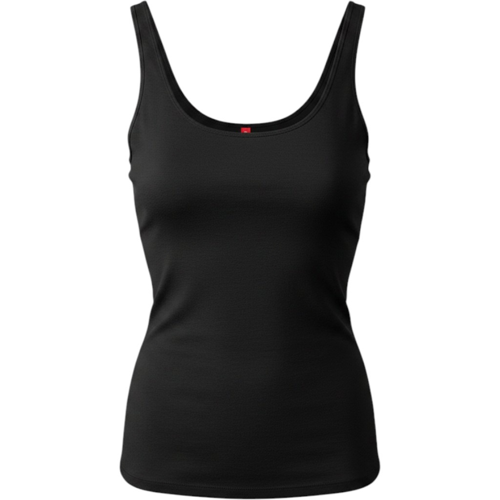 Spanx Thinstincts Tank Top Black Scoop Neck Smoothing Camisole Size S Small